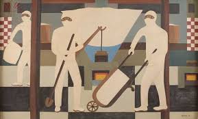 Obra Trabalhadores de Djanira da Motta e Silva